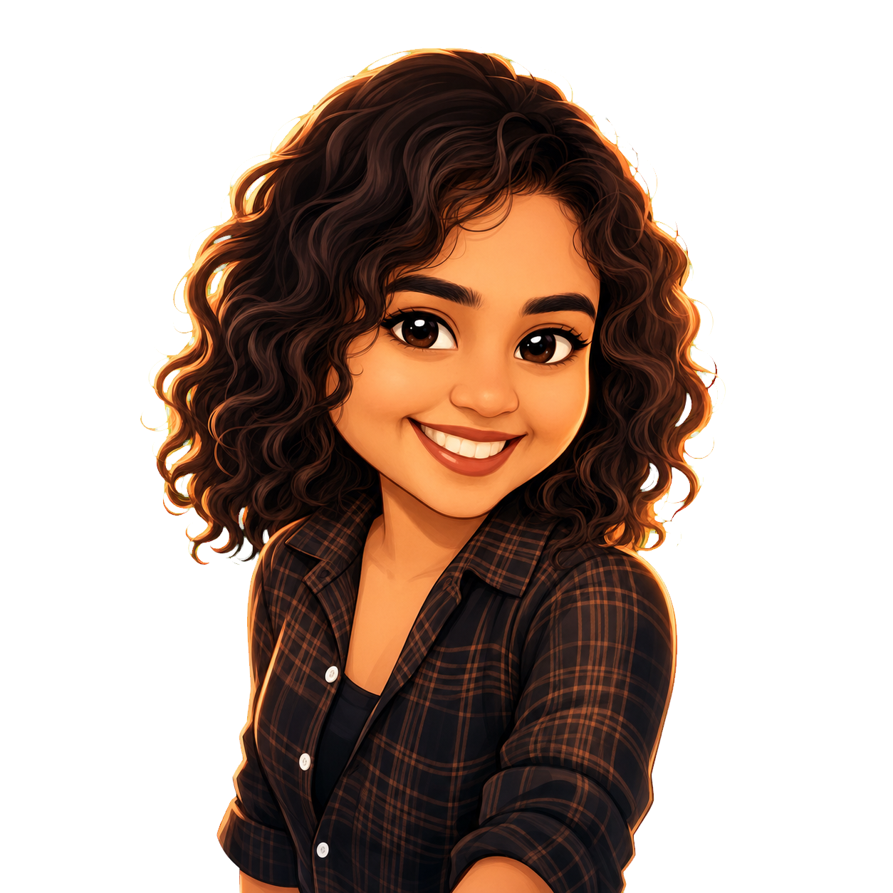 Illustrated portrait of Priya Sinha Ray
